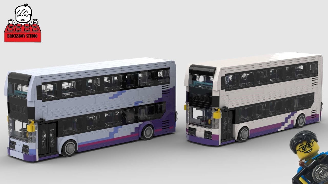 LEGO MOC#33-3 British Double Decker Bus(First Group Bus company livery) Alexander Dennis Enviro 400