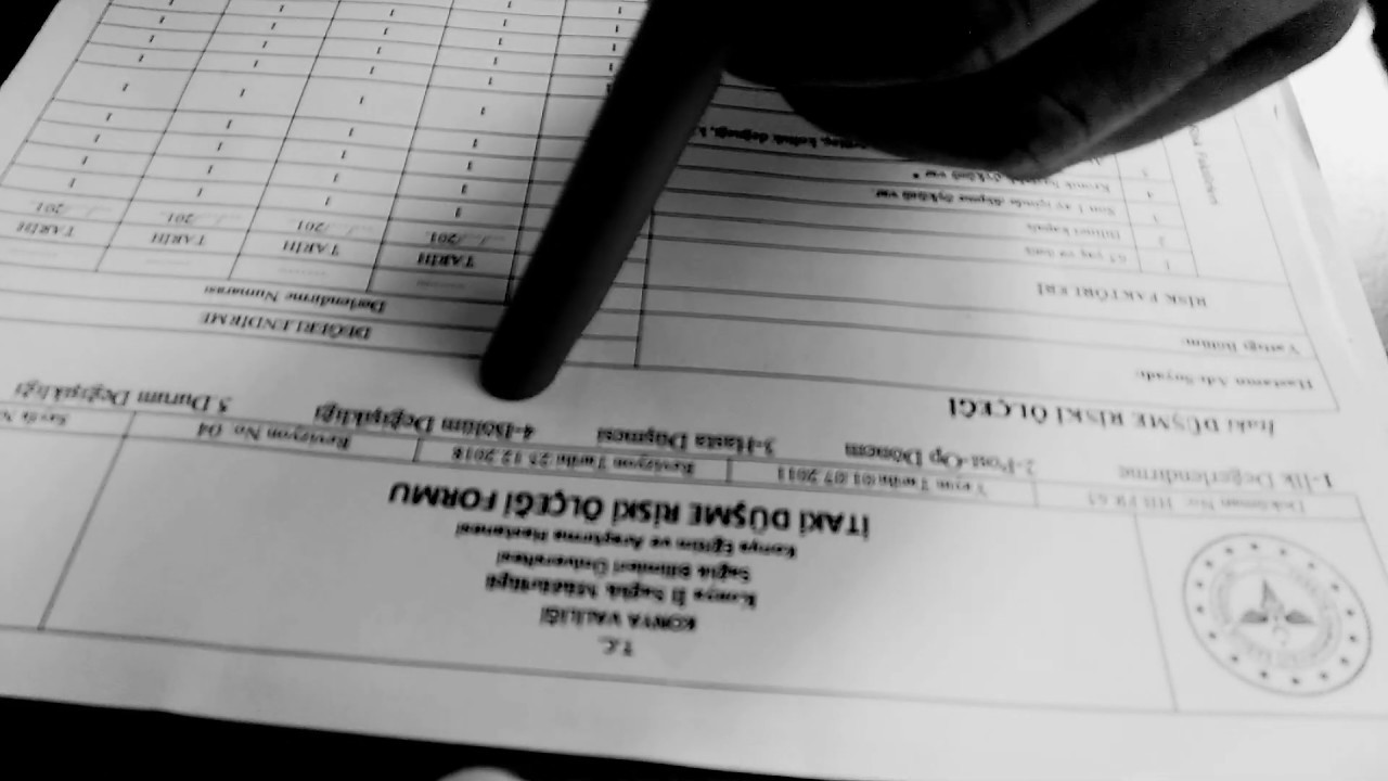 İTAKİ FORMU NASIL DOLDURULUR ? FORM ÜZERİNDE DETAYLI ANLATIM/ DÜŞME RİSKİ ÖLÇEĞİ
