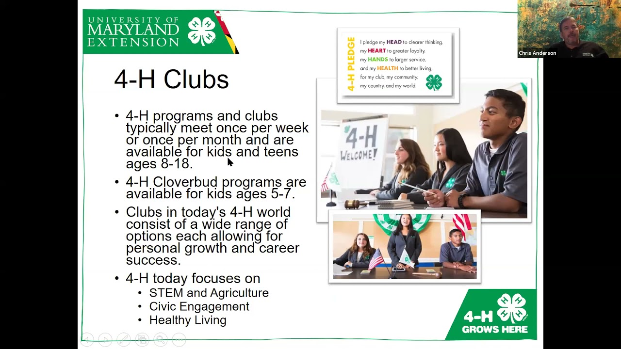 Students K-12: Agriculture Careers Exploration Through 4-H