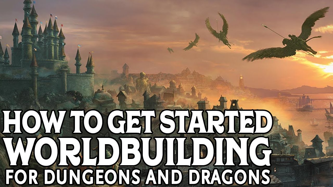 Начало работы над созданием мира для кампании Dungeons and Dragons
