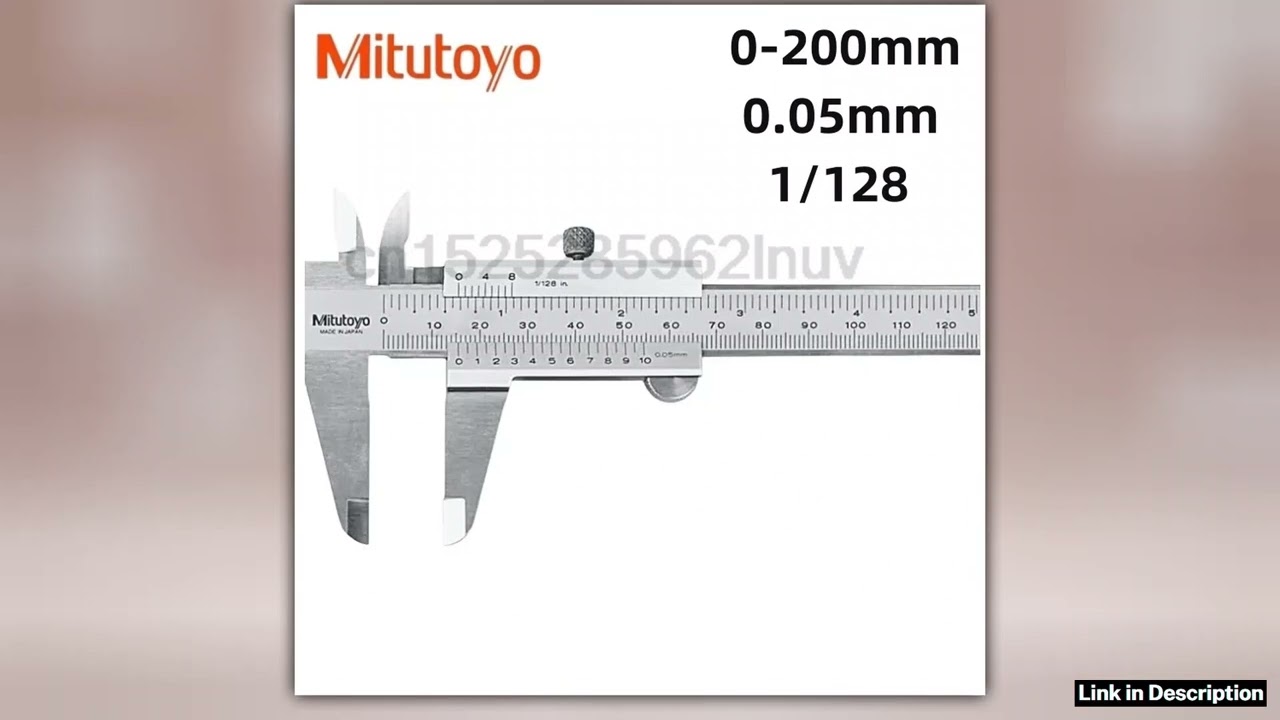 Mitutoyo CNC Vernier Calipers 530104 Stainless Steel Inside Outside Depth Step Measurements Metric