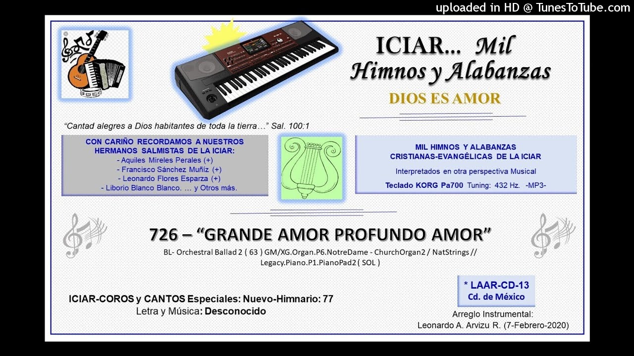 726 - GRANDE AMOR PROFUNDO AMOR