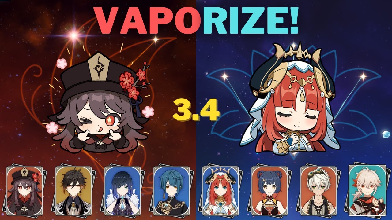 C1 Hu Tao & C0 Nilou (Xiangling) Vape - 3.4 Spiral Abyss Floor 12