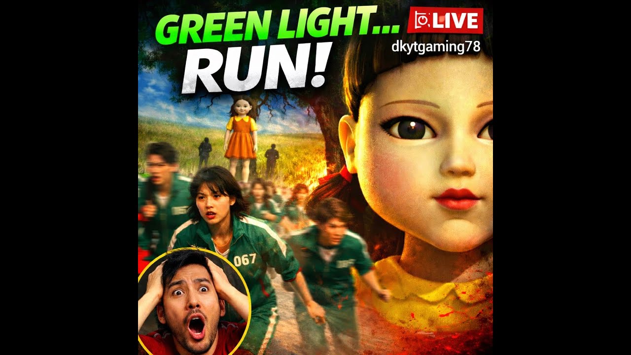 (SQUID GAME )🔴 RED LIGHT 🟢 GREEN LIGHT 🔴 LIVE
