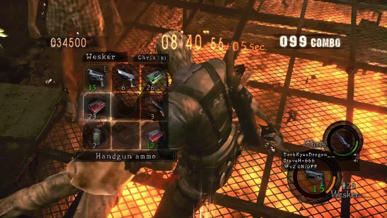 RESIDENT EVIL5_Mercs Duo Prison with Kensei.