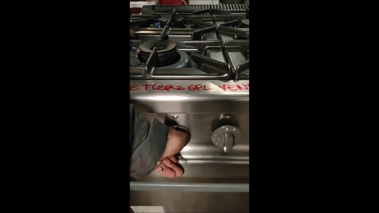 Cucina a gas Fagor 4 fuochi con forno accensione e utilizzo - Teknoccasioni