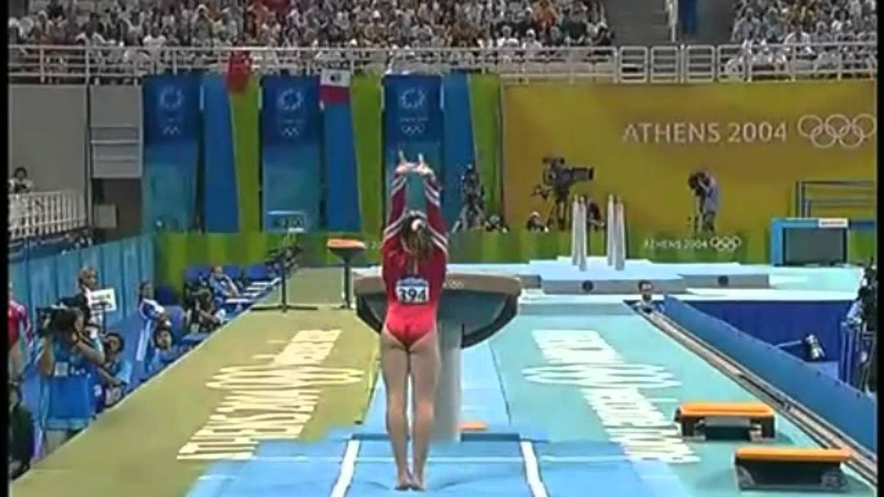 Anna Pavlova - Vault - 2004 Olympics Team Finals
