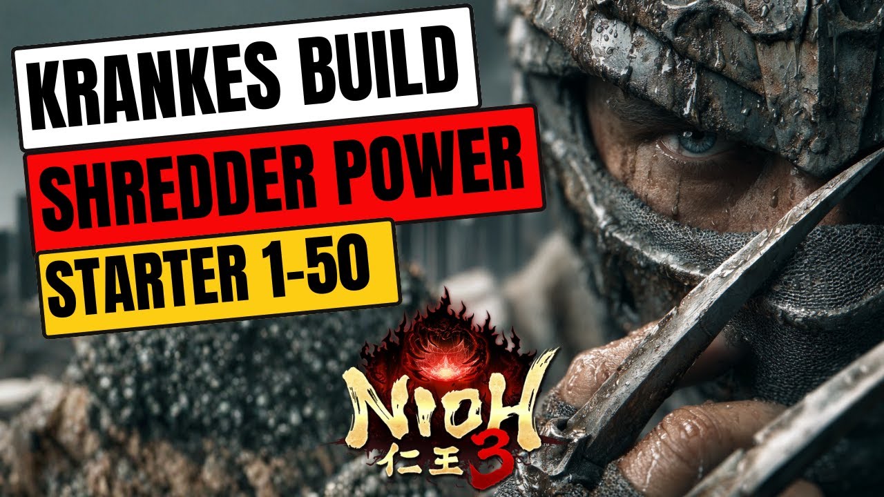 🔥 Nioh 3 Shredder Build Guide (German) - Starter Build Level 1 to 50 - Boss Meltdown Tips & Trick...