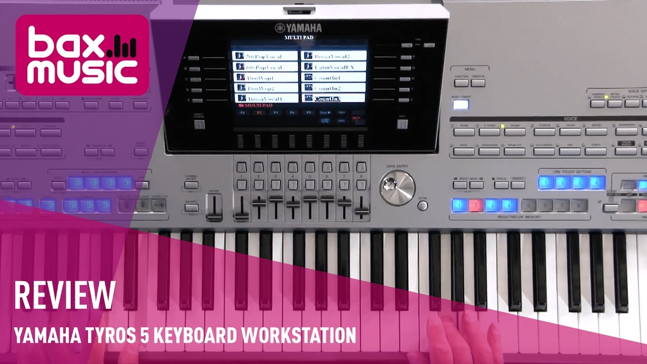 Yamaha Tyros 5 Keyboard Workstation Review | Bax Music