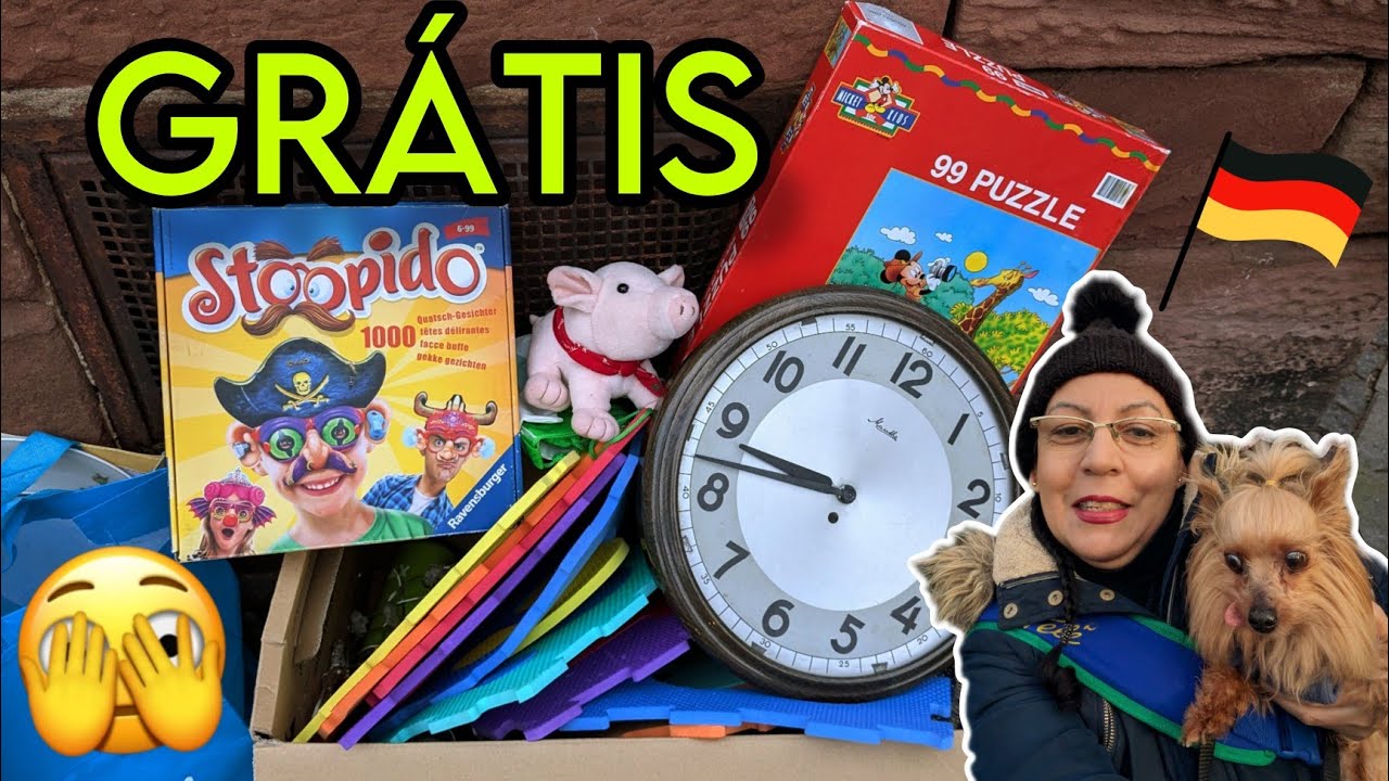 O que se encontra no lixo aqui na Alemanha. Lixo ou Luxo?