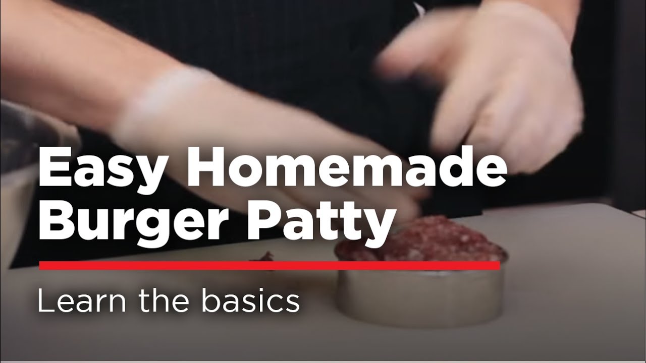 How to Form the Perfect Hamburger Patty