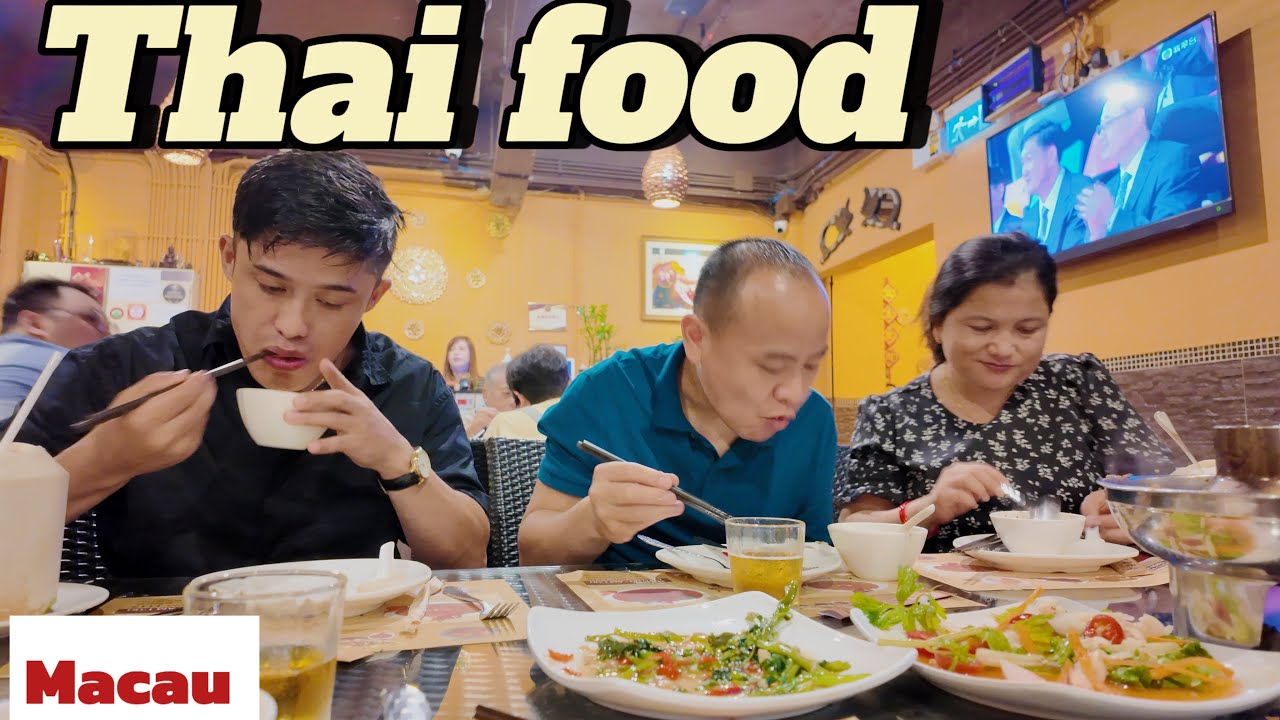 Nepali security guard, Dinner,with freinds  at Thai resturent ( Macau) बिल आयो nrp.18k #macauvlog 🙏