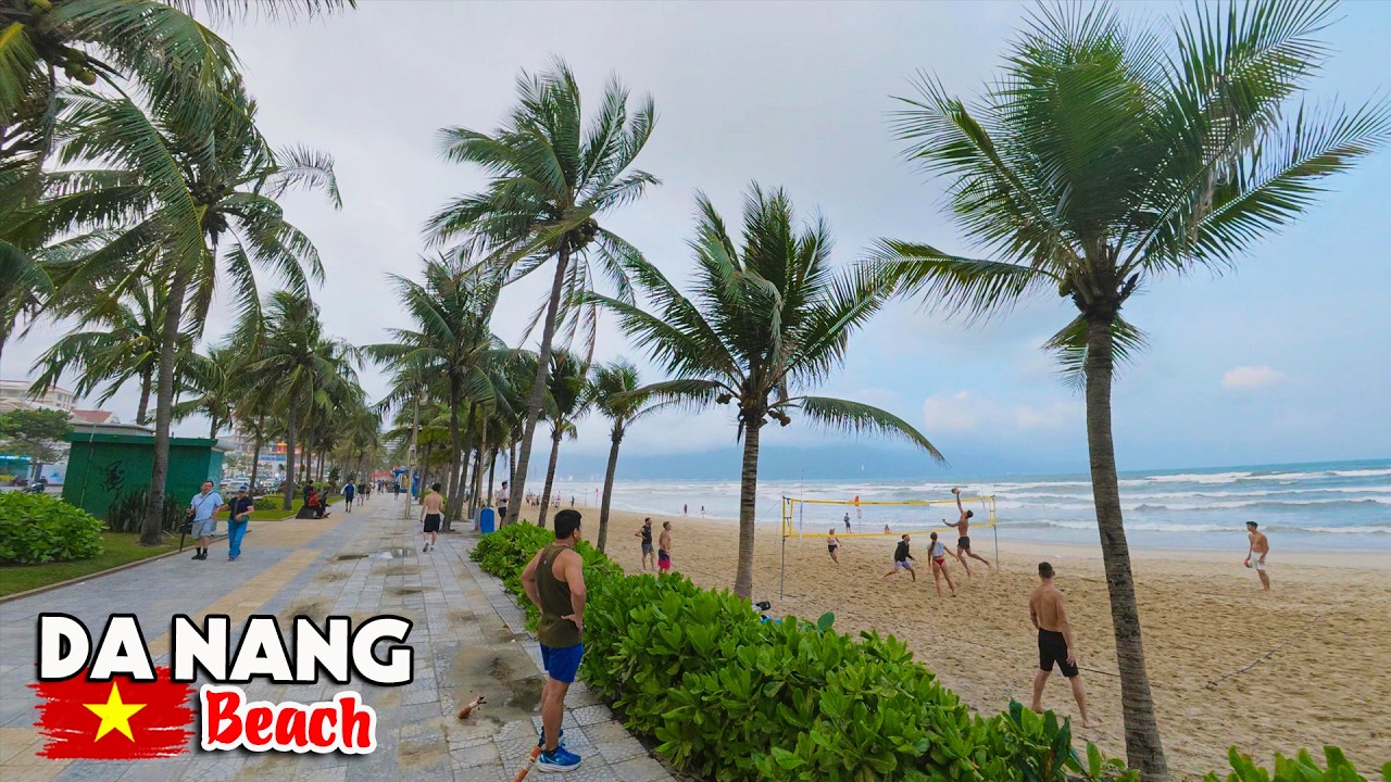 Da Nang Beach, Vietnam Walking Tour in Bad Weather Latest Update in 14th March 2026