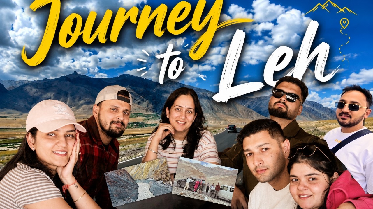 JOURNEY TO LEH via NPD road | The Road That Changed Every Few Miles🏔️ | Leh Ladakh - RAHI Ep. 2