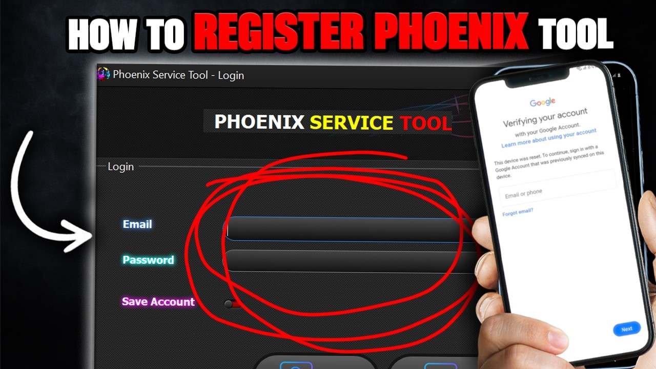 How to Register and activate the PHOENIX SERVICE TOOL.