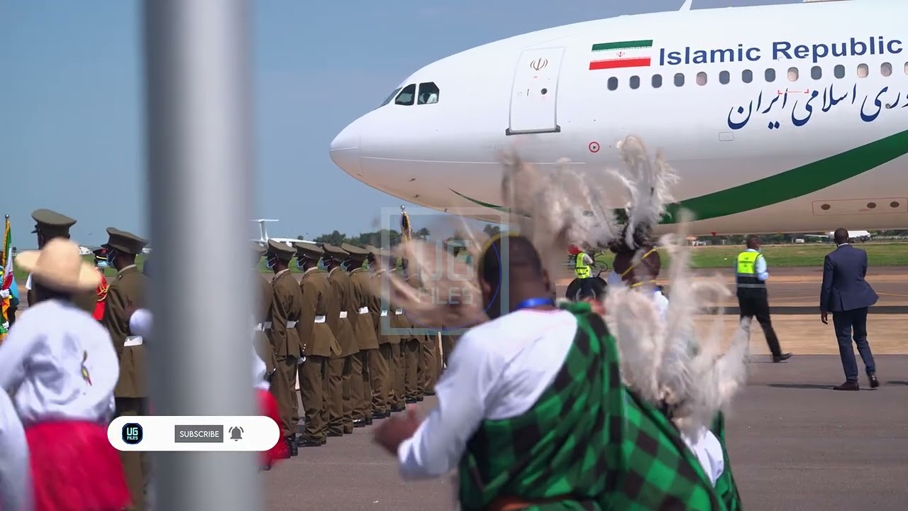 President of Iran H.E Ebrahim Raisi arrival in Uganda and his convoy - FULL DETAILS