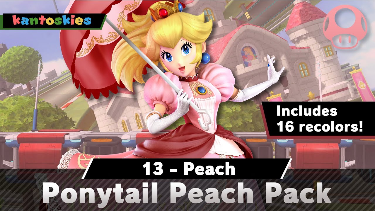 Ponytail Peach: Smash Ultimate Mod Showcase