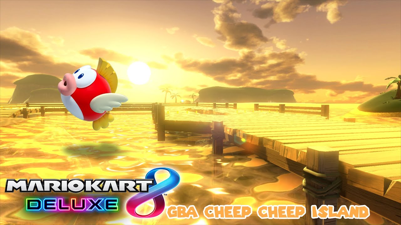 Mario Kart 8 Deluxe Custom Track - GBA Cheep Cheep Island - Mod