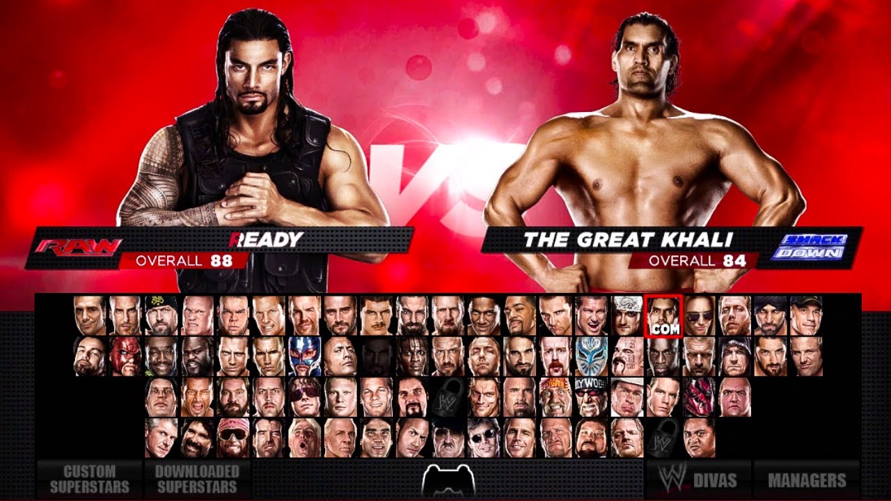 WWE 2K14 Roman Reigns John Cena Khali Undertaker Special Gameplay
