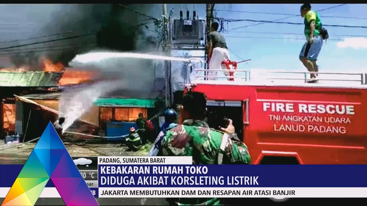 KEBAKARAN RUKO DI PADANG