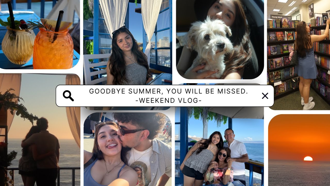 A Perfect End to Summer 💕 Market, Sunset & Memories