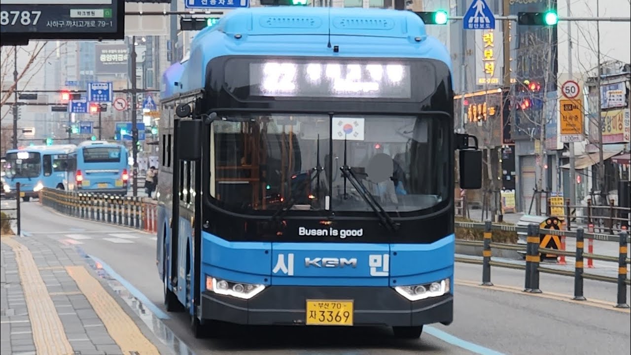 부산22번(부산진역~초량역3번출구)까지주행영상 (신차) (부산 신도색 차량)