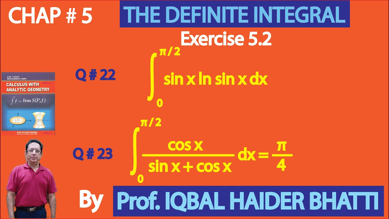Ch# 5|The Definite Integral |Ex 5.2 Q 22 and 23 |Calculus & Analytic Geometry by SM Yusuf Lec 11