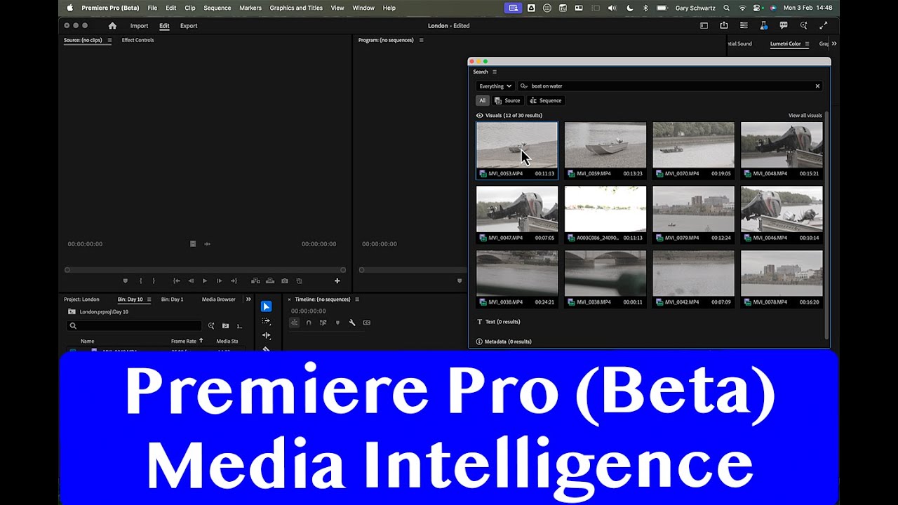 Premiere Pro Beta - Media Intelligence, a game changer