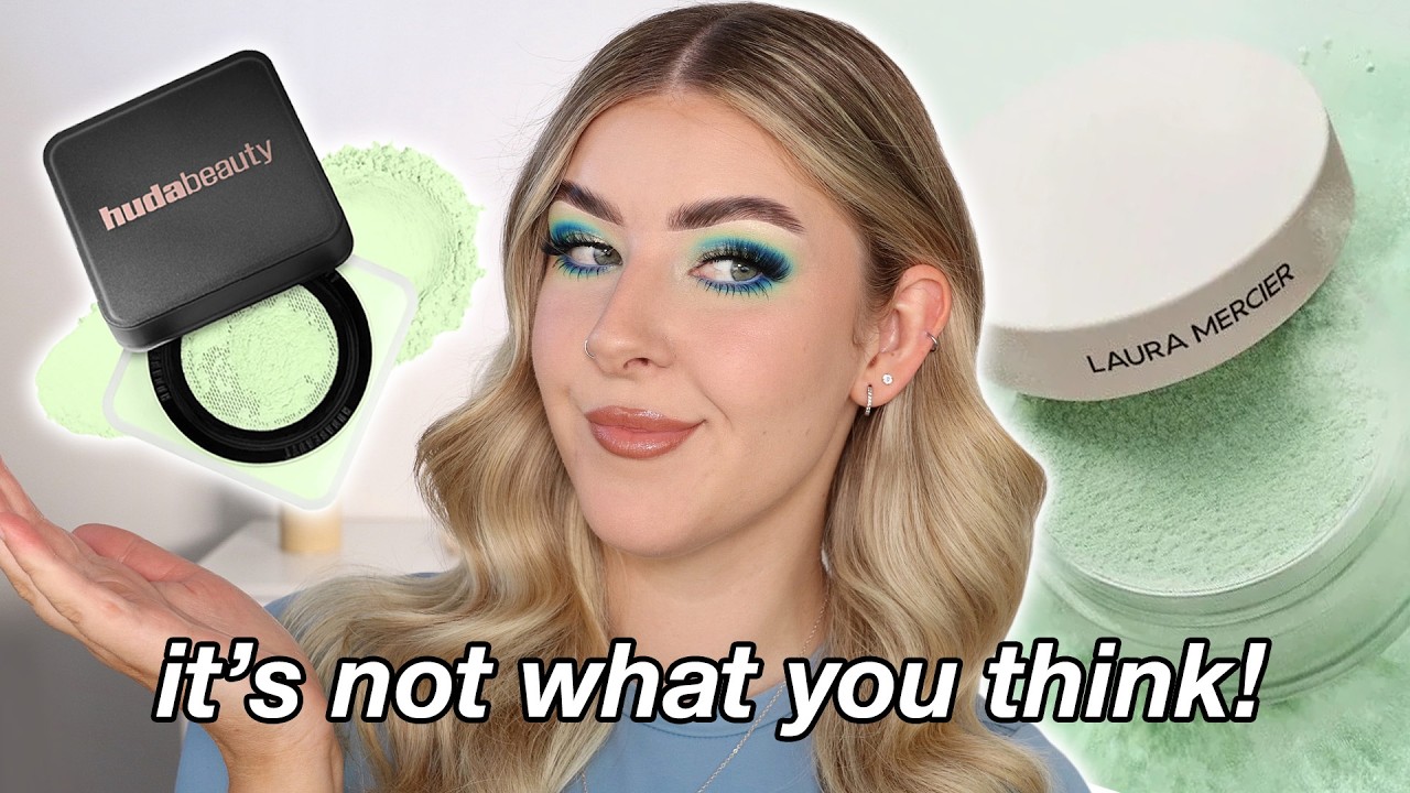 Huda Beauty Green Powder vs Laura Mercier&hellip; Did They Copy This? 👀