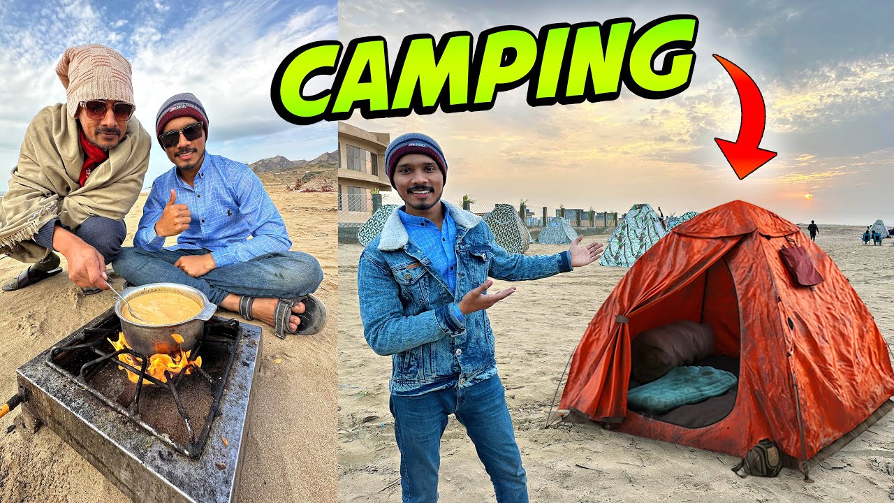 Kund Malir Beach Per Camping Kerli😍 Balochistan Mein Phas Gaye😱