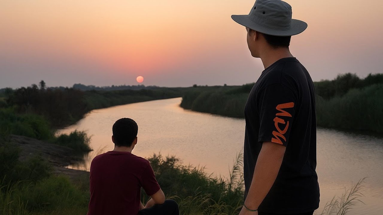 يوم صيد في عمق هدوء نهر ديالى 🎣– 4:4 ص
