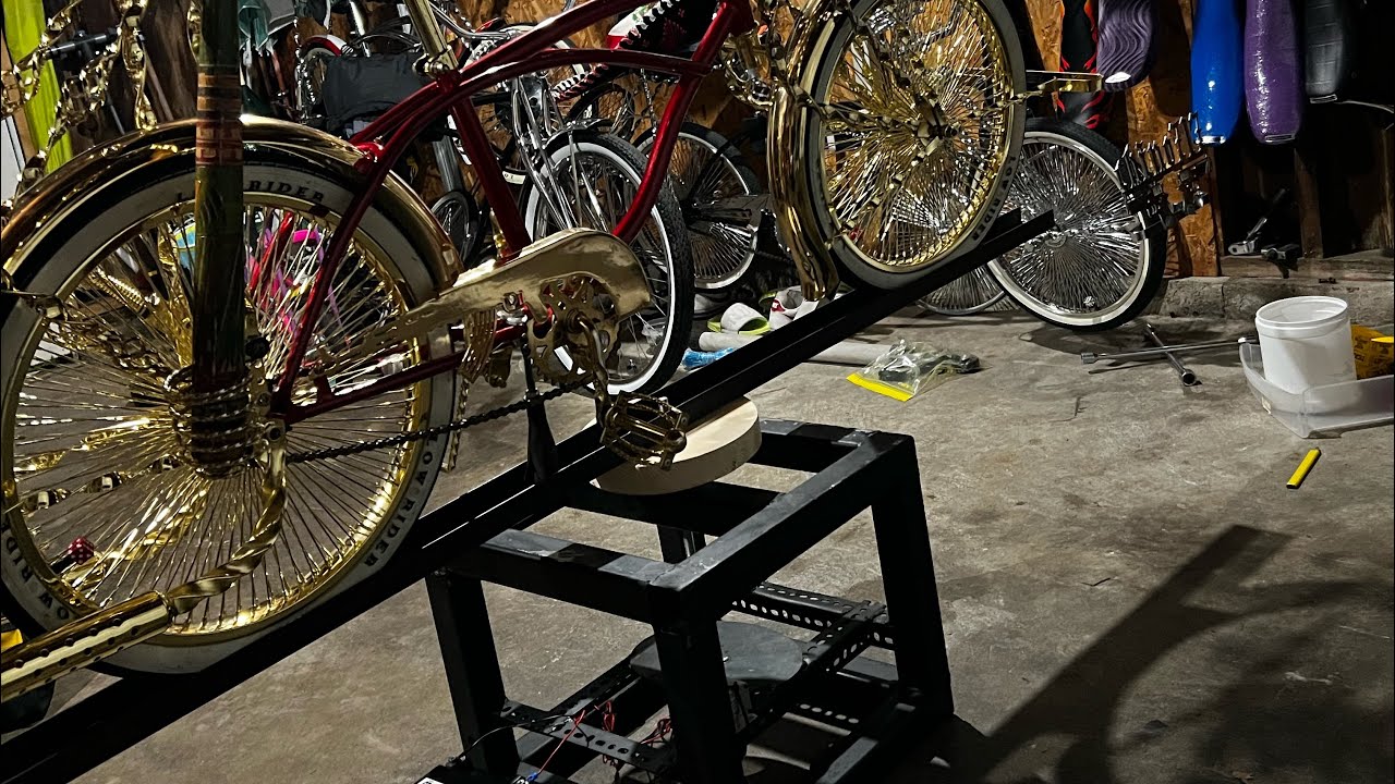 How to/ make your own turntable for a Lowrider bike or show bike.