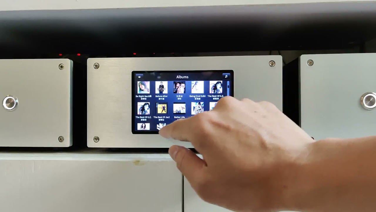 Raspberry Pi 4 piCorePlayer with Jivelite Squeeze Player