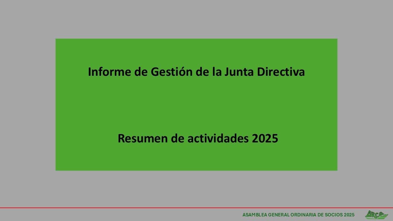 Resumen de actividades realizadas durante 2025