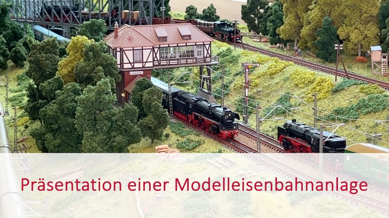 Präsentation einer RMX-Modellbahnanlage