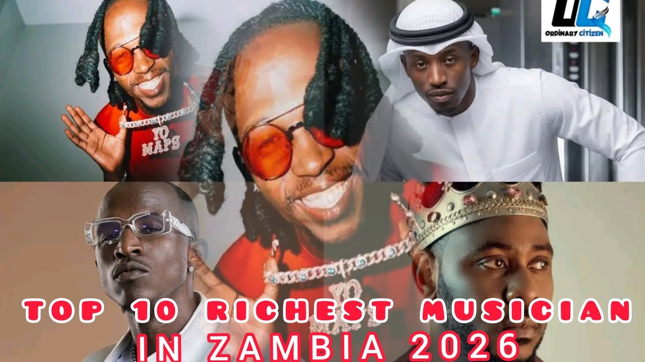 Top 10 Richest Musician In Zambia 2026 😱😱😱 #yomaps #zambianmusic  #top10 