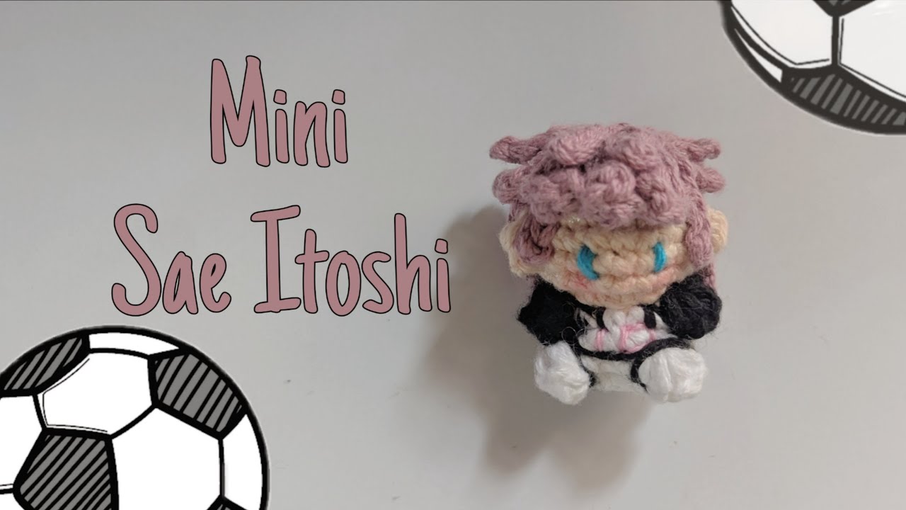 Mini Sae Itoshi a crochet / Tutorial llavero crochet/ Blue Lock / Keychan crochet | Little Hope
