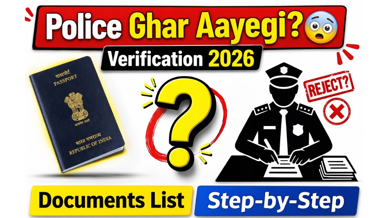 How is Passport Police Verification done? Documents + Process Full Guide 2026!