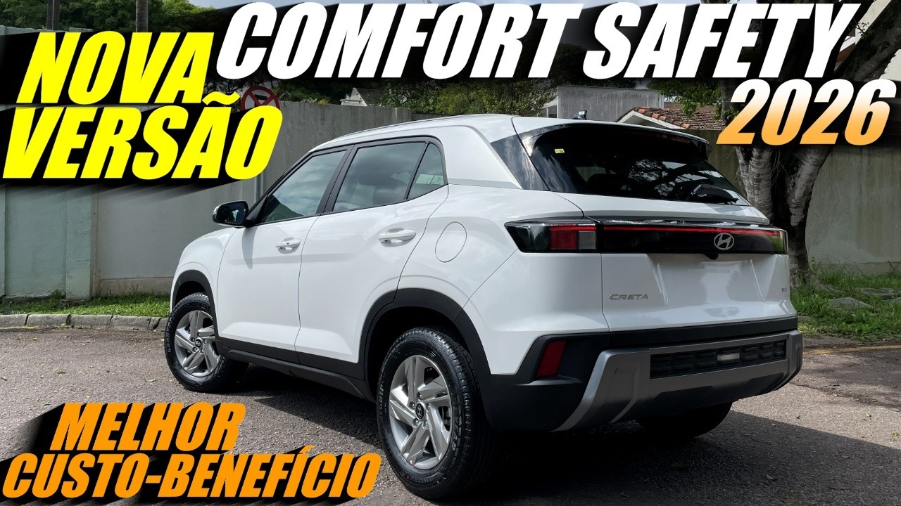 NOVO CRETA COMFORT SAFETY 2026 - NOVA VERSÃO! Essa vai vender muito! Melhor custo-benefício do Creta