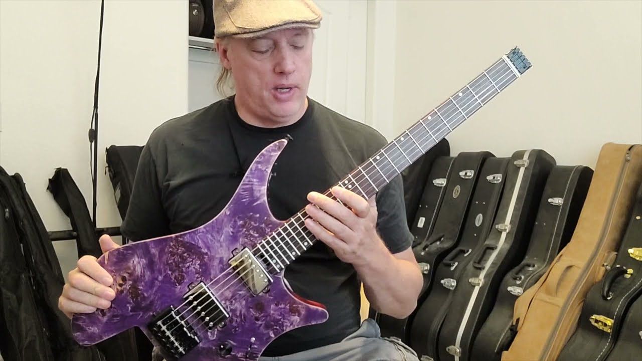 Eart W2 Headless Guitar after some tweaking....