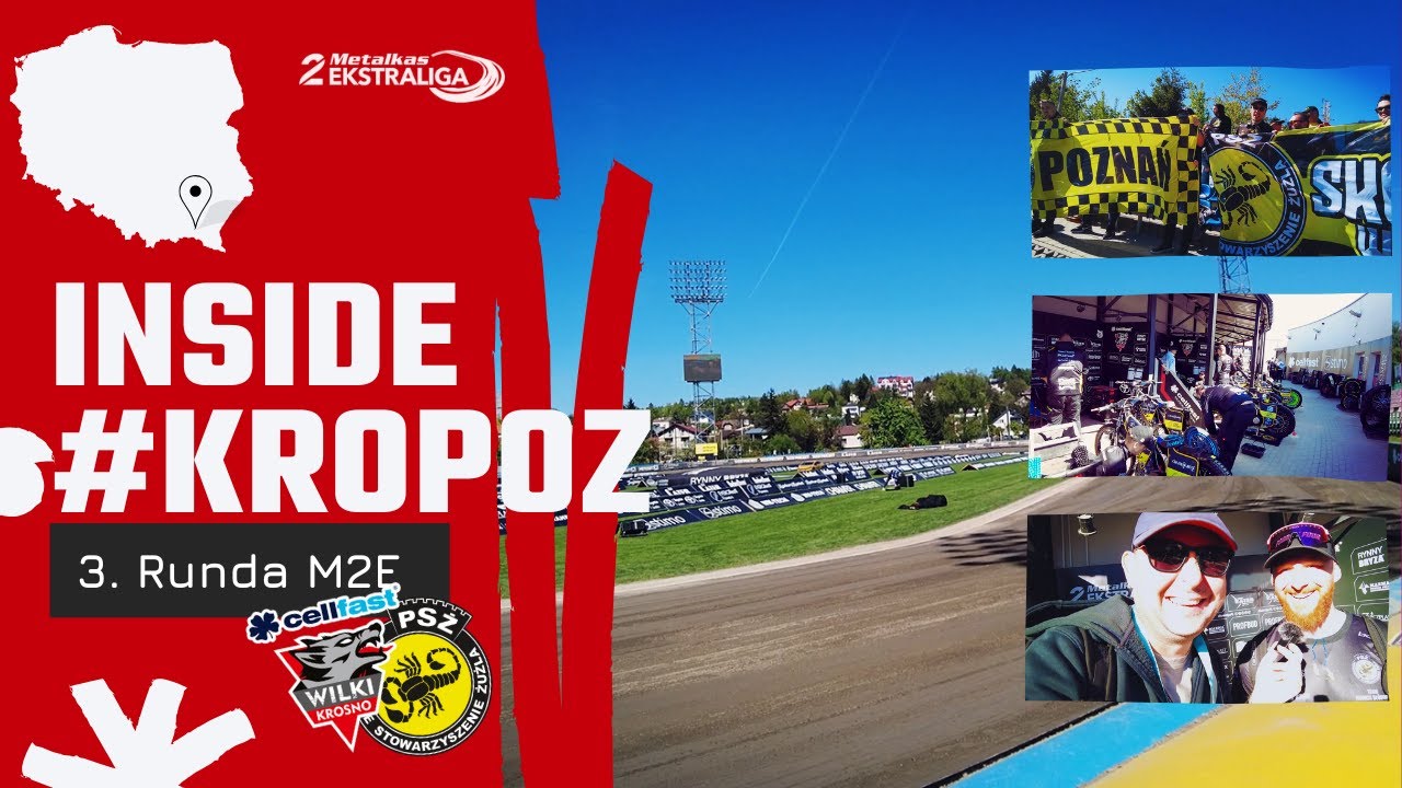 ŻUŻEL | INSIDE #KROPOZ | M2E: CELLFAST WILKI KROSNO - HUNTERS PSŻ POZNAŃ | VLOG ŻUŻLOWY