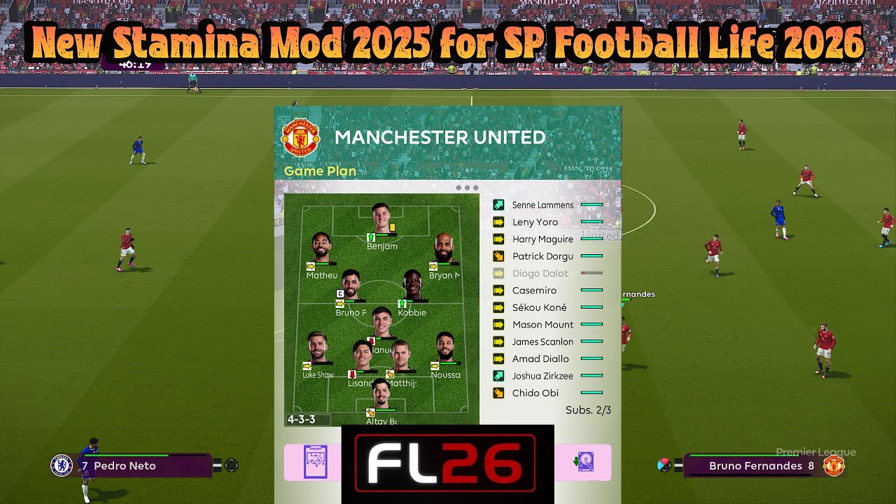 Новый мод выносливости 2025 + установка &mdash; Football Life 2026