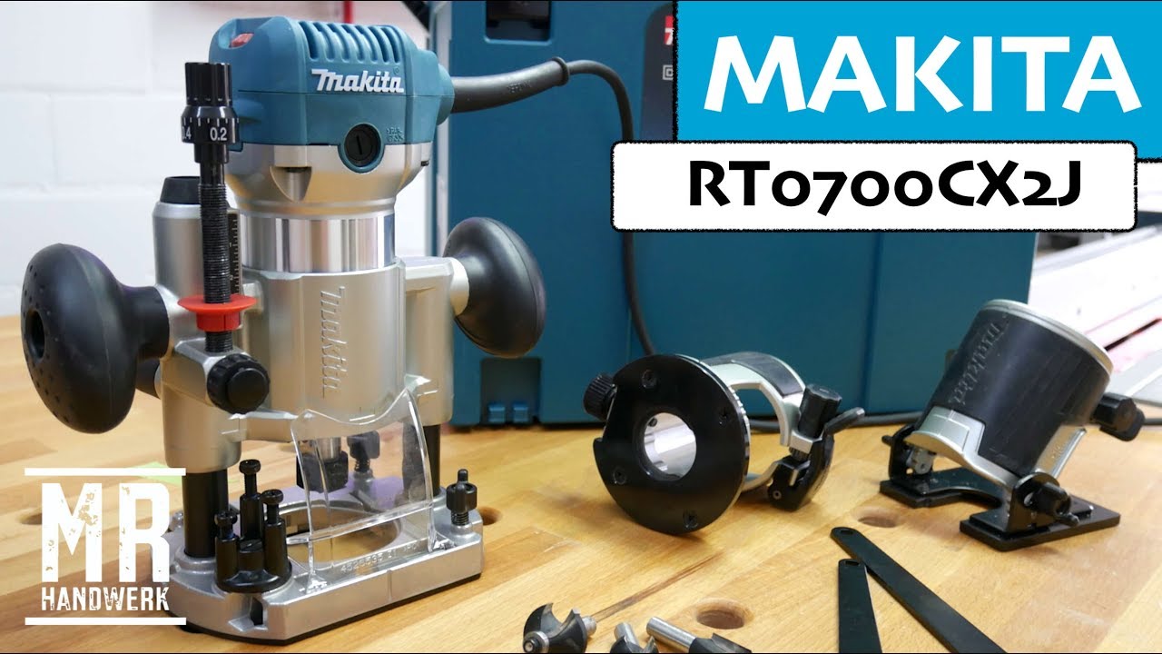 Die perfekte Oberfräse für den Einsteiger MAKITA  RT0700CX2J