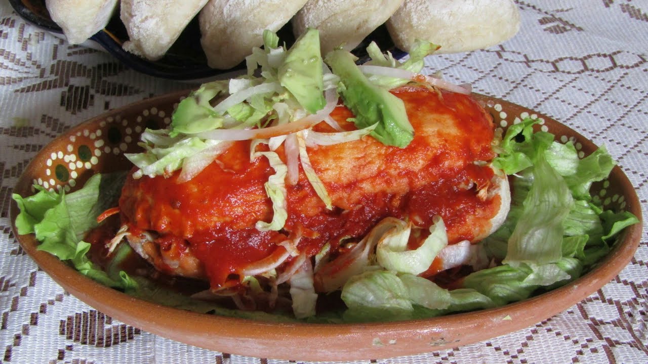 Deliciosas chanclas poblanas, receta tradicional