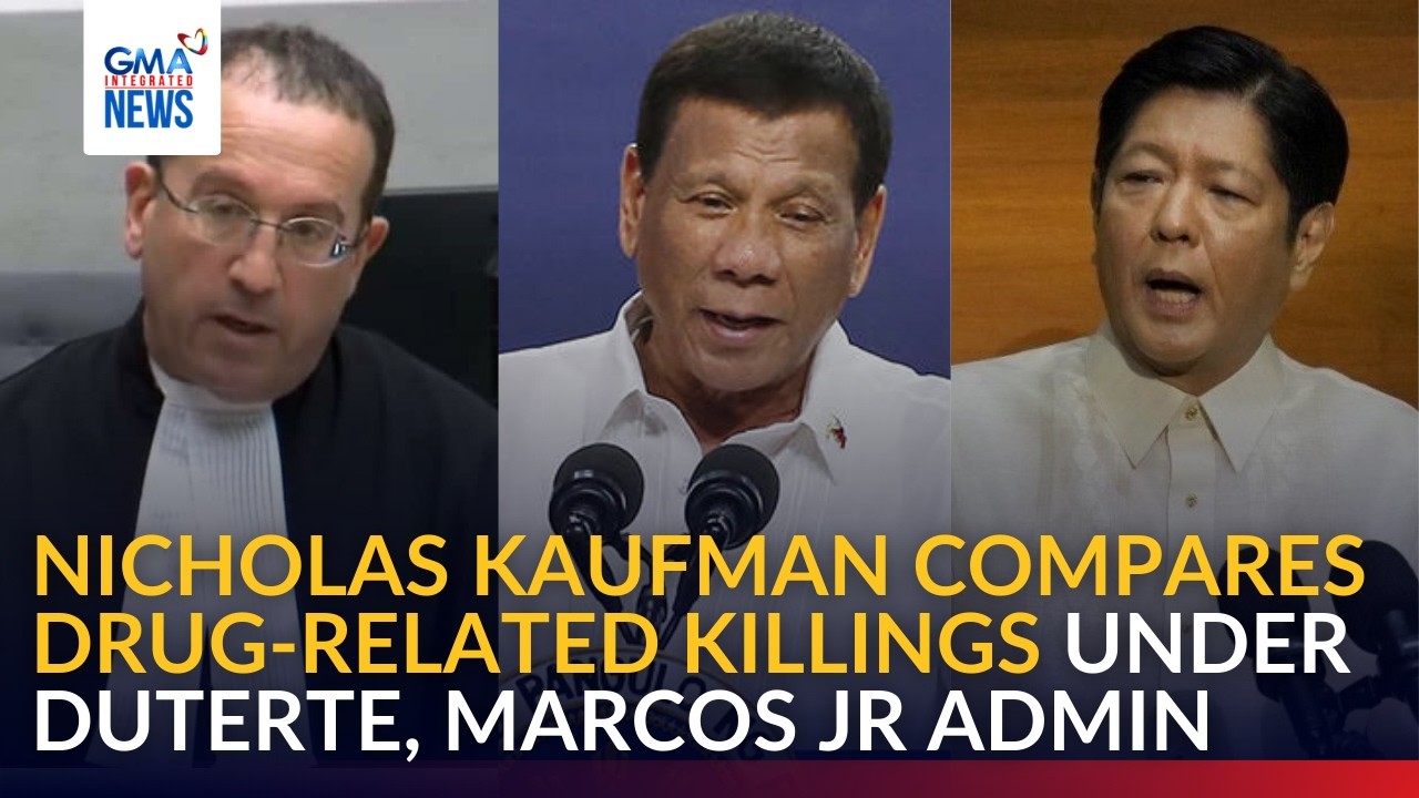 Nicholas Kaufman compares drug-related killings under Duterte, Marcos Jr admin | GMA Integrated News