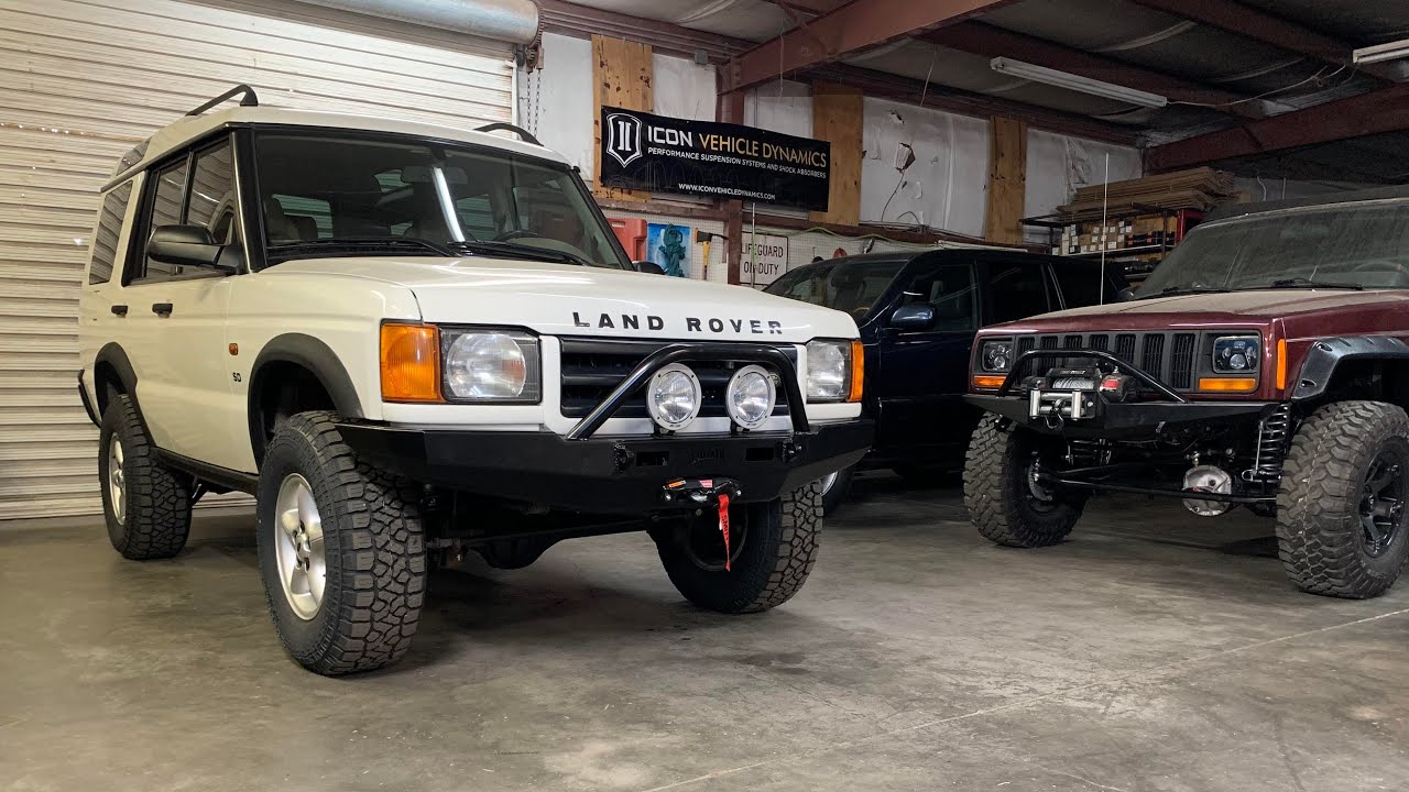 Land Rover Discovery Overland Build Ep.2 - Bumper, lights, and winch install