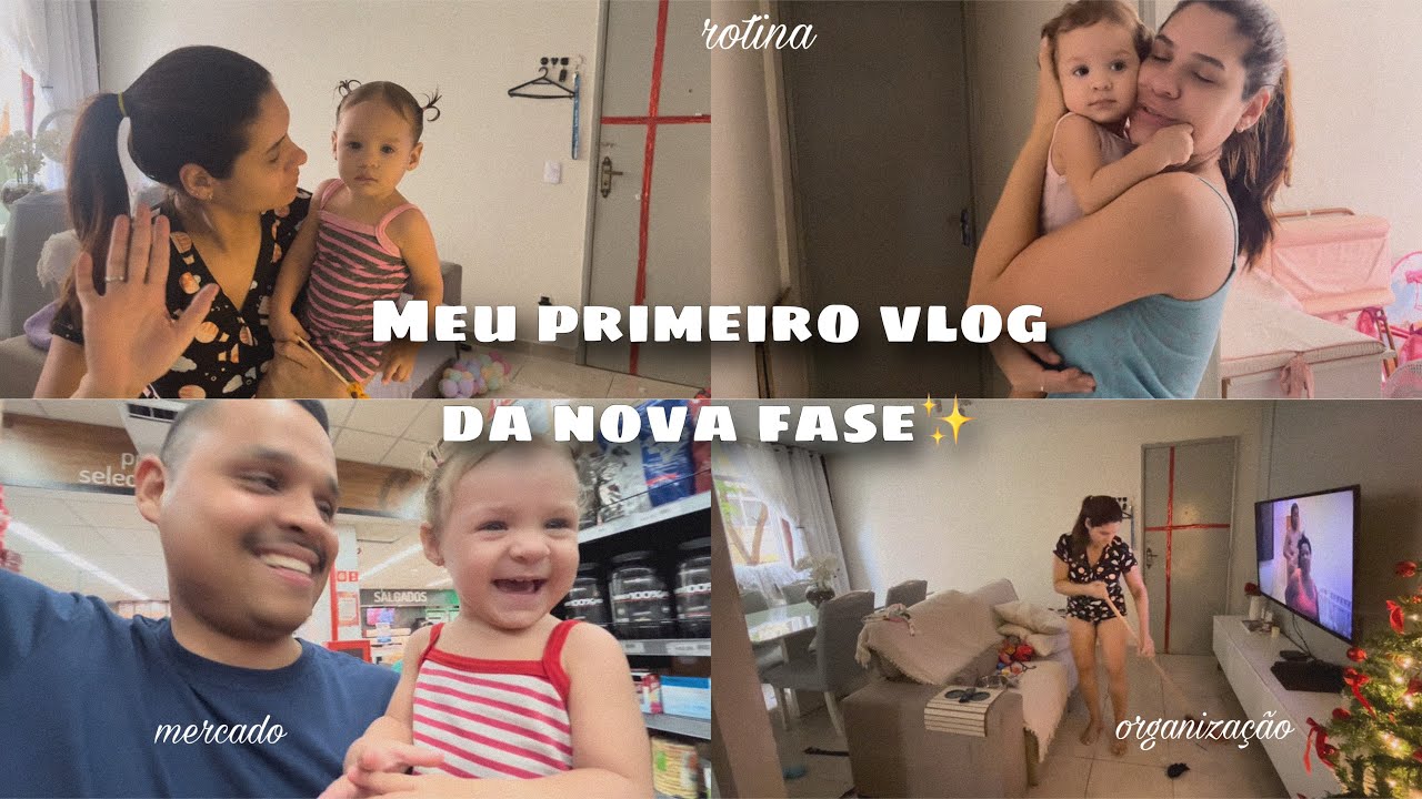 Meu primeiro vlog da nova fase ✨ Vida real + maternidade! 