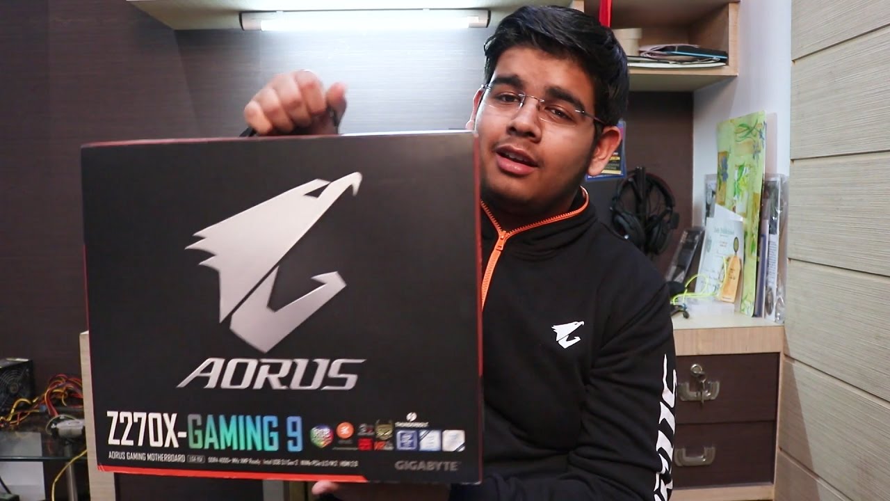 Unboxing Giagabyte Aorus Z270x Gaming 9 Motherboard!!!