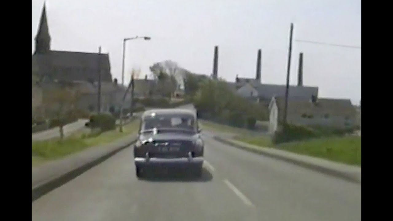 Driving through Burry Port, Carmarthenshire in 1989