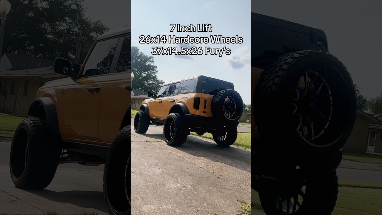 7 Inch Lifted Bronco on 26x14’s